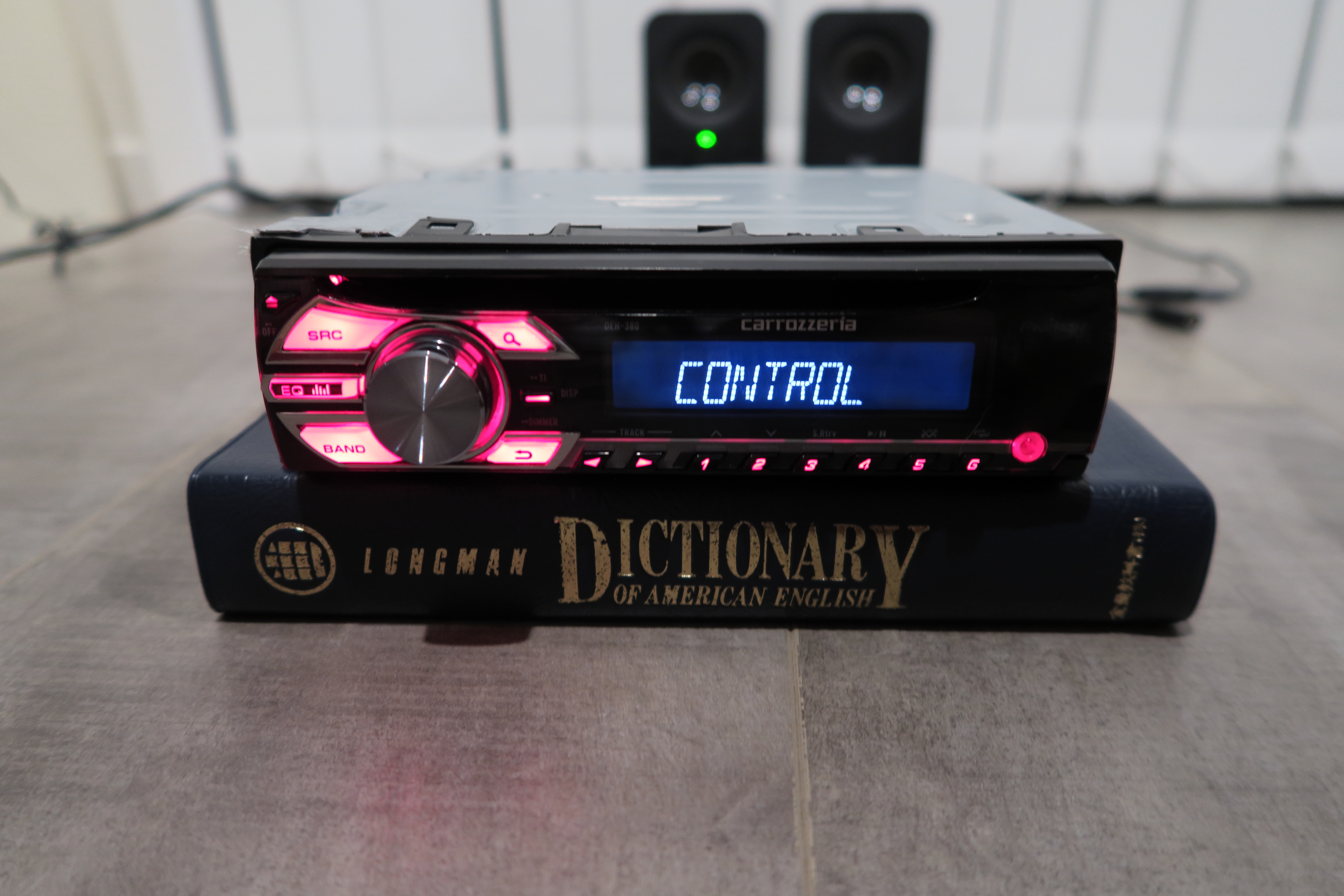 A front shot view of the finished product.